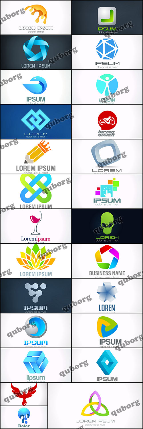 Stock Vector - Collection of Logos Part 3