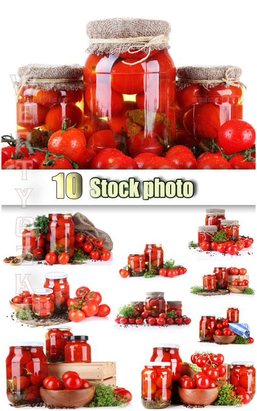  ,   / Canned tomatoes - Raster clipart