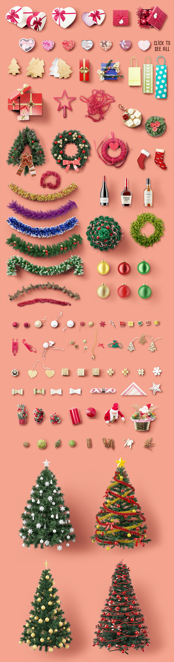 CreativeMarket: Christmas Assets & Mock Ups -For2016
