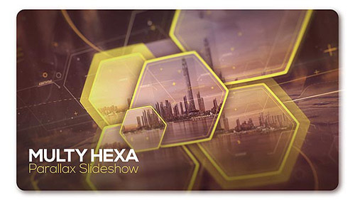 Parallax Slideshow Multi Hexa - Project for After Effects (Videohive)