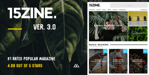 Nulled 15Zine v3.2.1 - HD Magazine  Newspaper WordPress Theme product picture