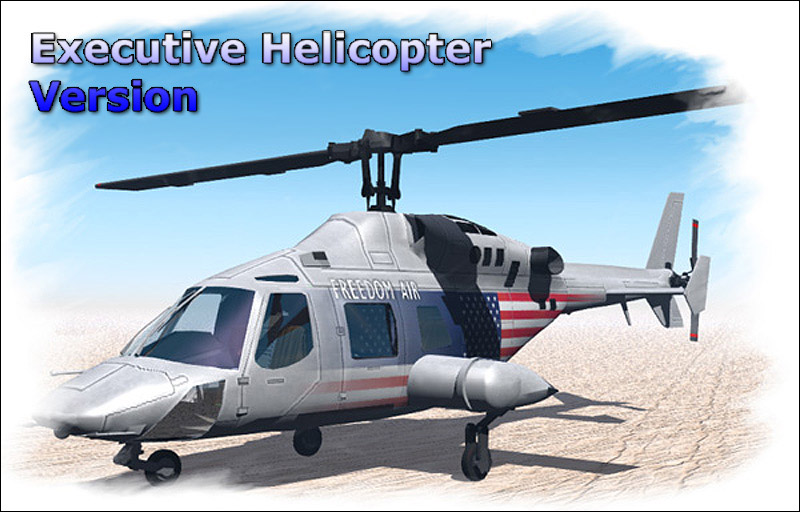 Executive Helicopter (Poser, LWO & Obj)