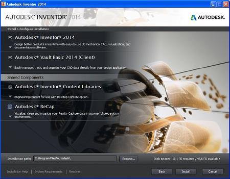 Autodesk Inventor Professional 2014 ( x86/x64, English )