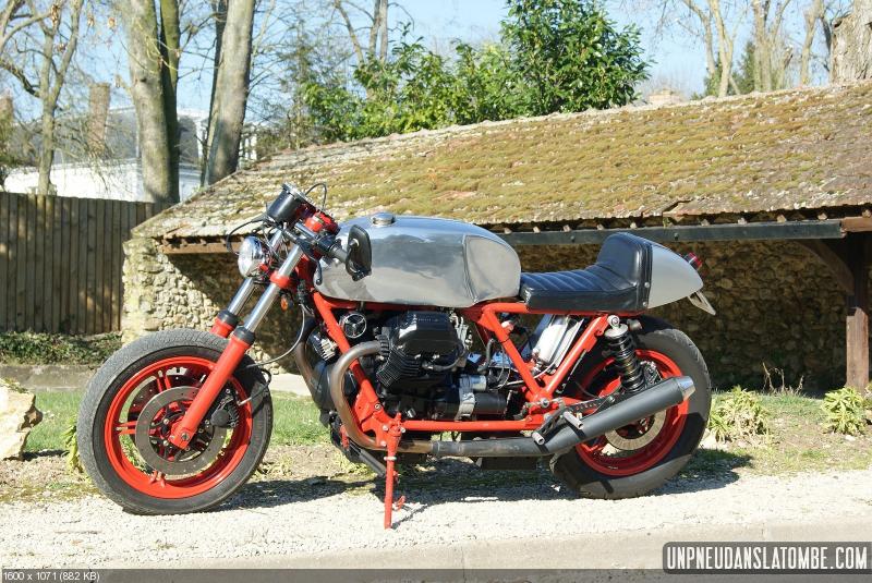 Восстановленный мотоцикл Moto Guzzi 850 T3