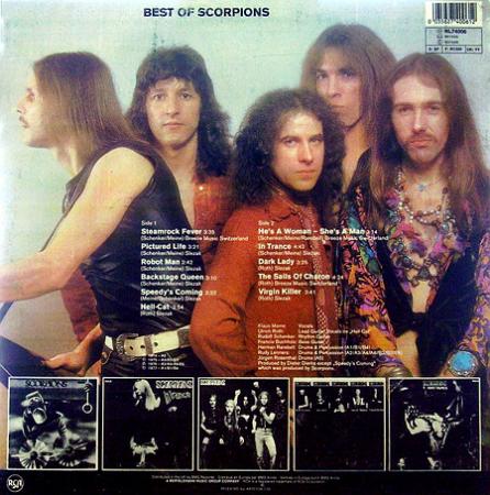SCORPIONS - Best of Scorpions (1979), vinyl-rip