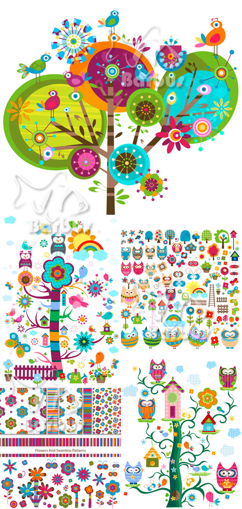Cheerful color design elements / Забавные разноцветные дизайн элементы