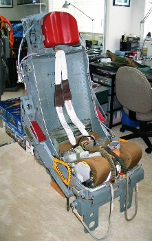 F-105D ejection seat Walk Around